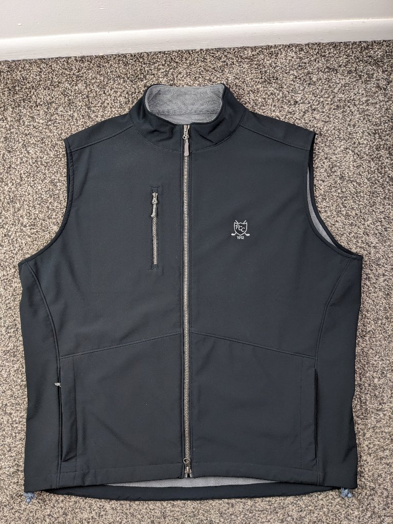 Plymouth Country Club 1912 Vest Peter Millar Performance Crown Sport Mens Xl